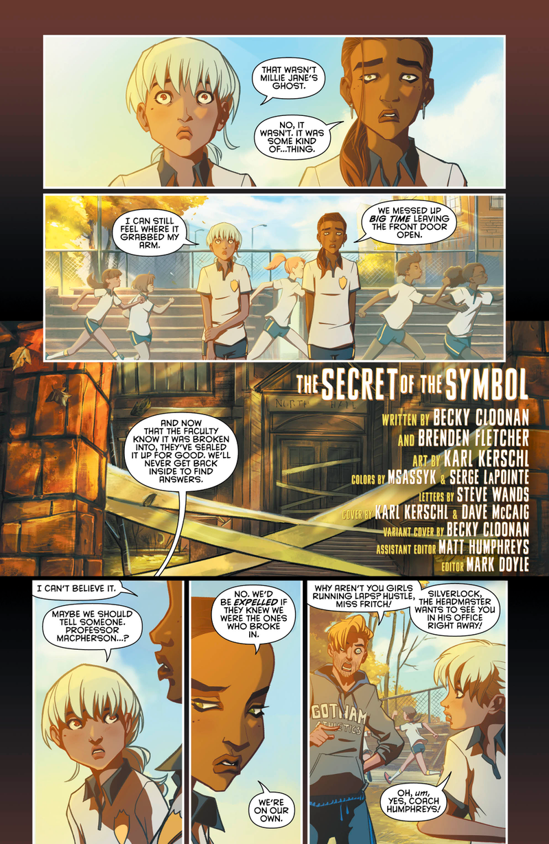 Illustration for article titled Exclusive DC preview: Gotham Academy #4 delivers all-ages mystery and romance